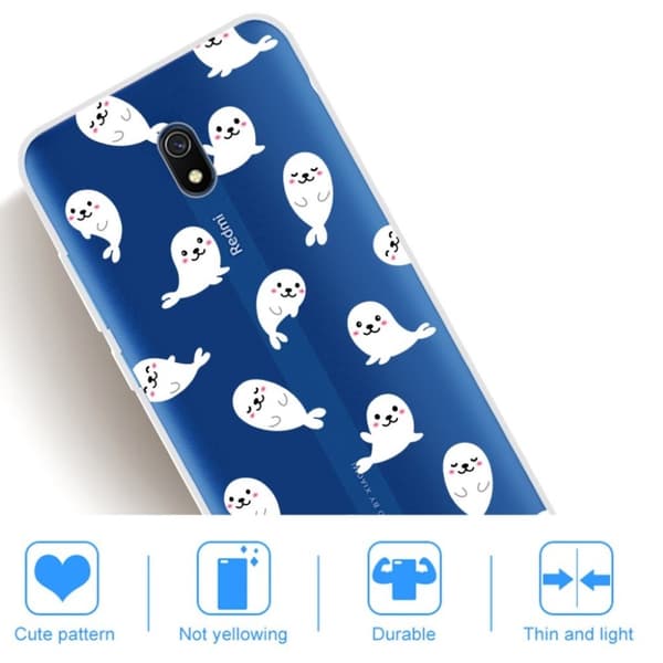 Deco Xiaomi Redmi 8A cover - Sæl White