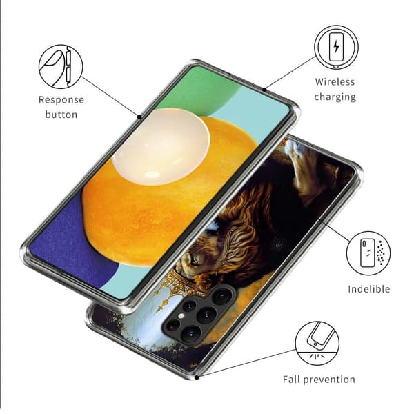 Vibe Samsung Galaxy S25 Ultra -kansi - Leijonakuningas Brown