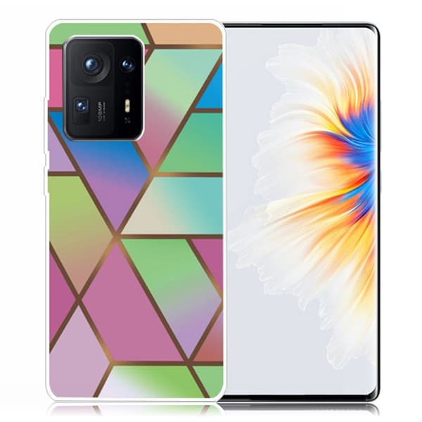 Marble Xiaomi Mix 4 Etui - Rose / Green og Blue Gradients Multicolor