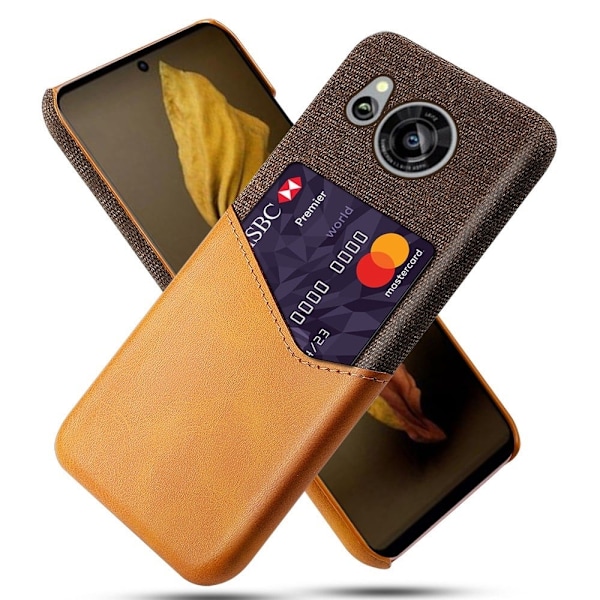 Bofink Sharp Aquos Sense 7 Kort Cover - Brun Brown