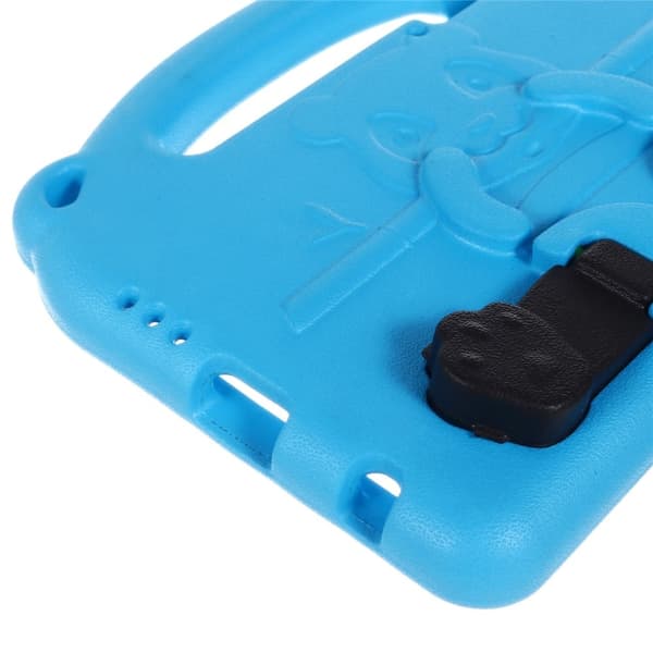 Samsung Galaxy Tab A7 Lite 3D tegnefilms panda cover med stativ Blue