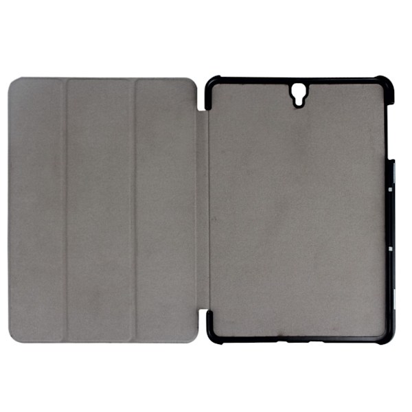 Samsung Galaxy Tab S3 stilfuldt og holdbart læder-etui - Sort Black