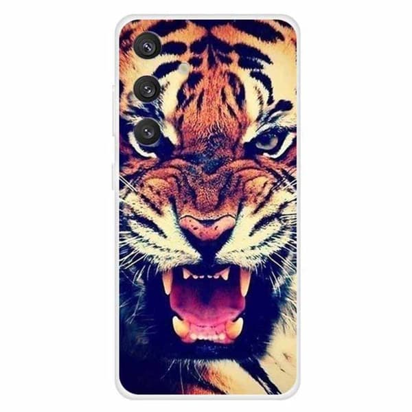 Imagine Samsung Galaxy S24 Plus deksel - Tiger Brown