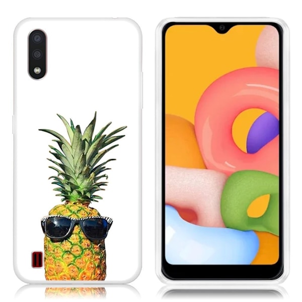 Deco Samsung Galaxy A01 skal - Ananas Gul