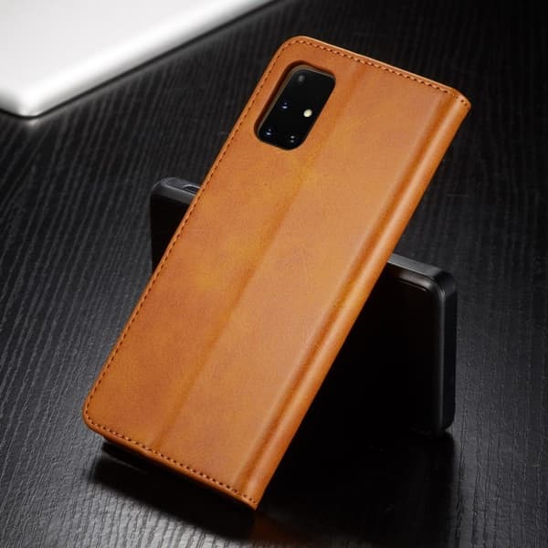 LC.IMEEKE Samsung Galaxy A51 5G Flip Case - Brown Brown