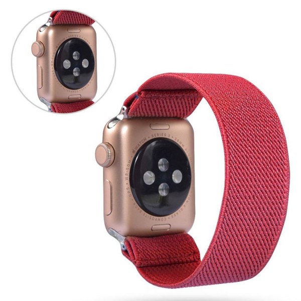 Apple Watch Series 6 / 5 44mm simple nylon watch band - Watermelon Red Röd