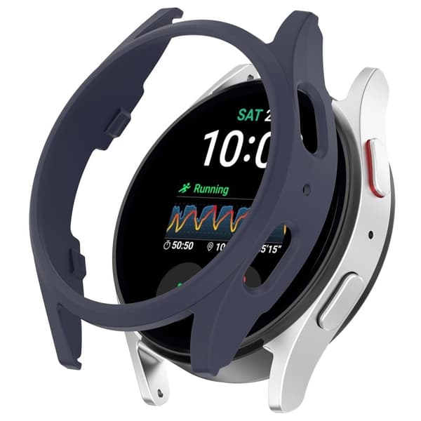 Samsung Galaxy Watch7 44mm Anti-Collision Bump Resistant Watch Case Hollow Protective Frame - Midnight Blue Blue