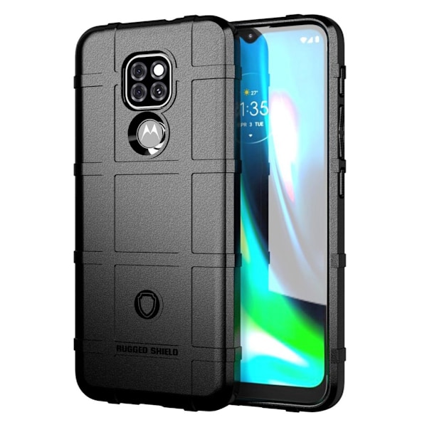 Rugged Shield Etui Motorola Moto G9 Play / E7 Plus - Sort Black
