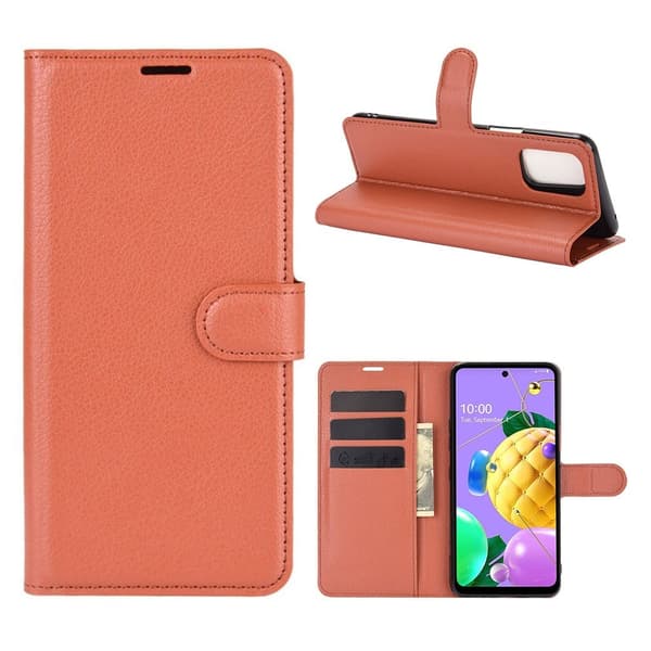 Classic LG K62 / K52 / Q52 Flippetui - Brun Brown