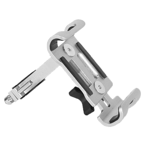 Universal bicycle mount clip for 4.7-6.5 inch phone - Silver / N Silvergrå