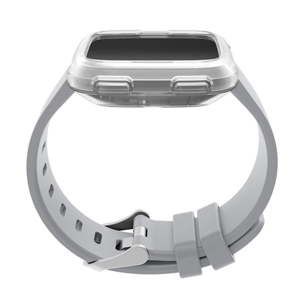 Fitbit Versa skyddande skal träningsklocka i TPU - Grå Silvergrå
