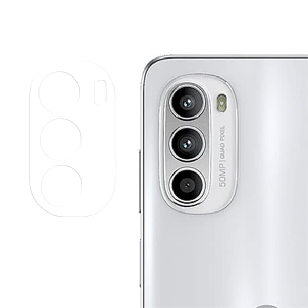 Motorola Moto G52 kameralinsskydd av härdat glas Transparent