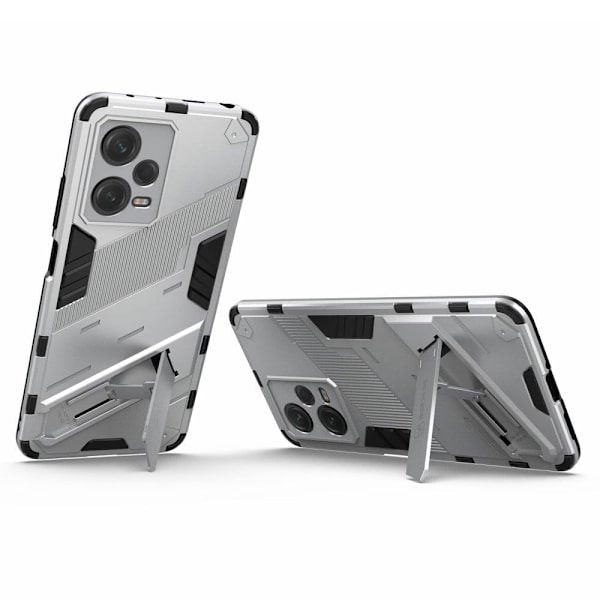 Stöttåligt Xiaomi Redmi Note 12 Pro hybridskal - Silver/Grå Silvergrå