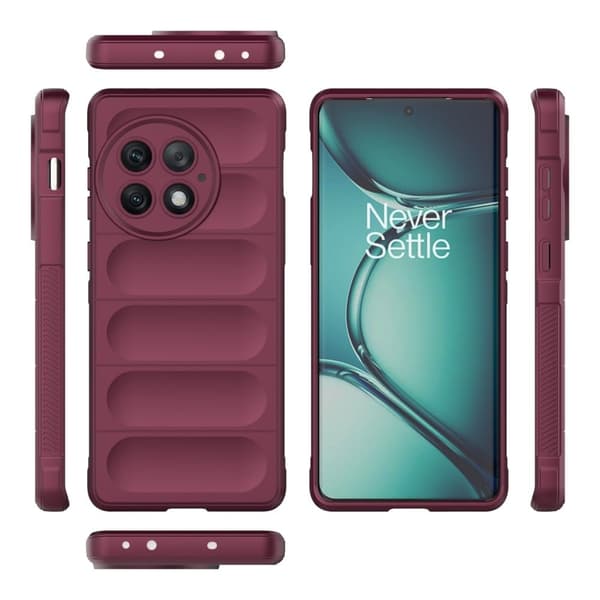 Blødt grebsformet cover til OnePlus Ace 2 Pro - Rød Red