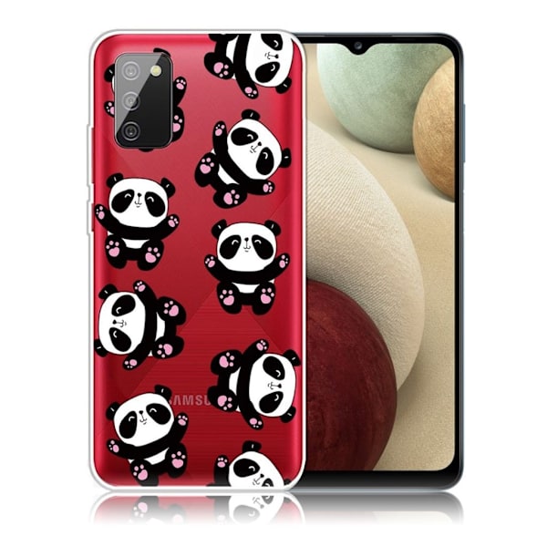 Deco Samsung Galaxy A02s Etui - Pandaer Black