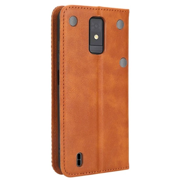 Bofink Vintage läder ZTE Blade A32 fodral - Brun Brun