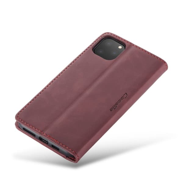 CaseMe iPhone 11 Pro Vintage kotelot - Punainen Red
