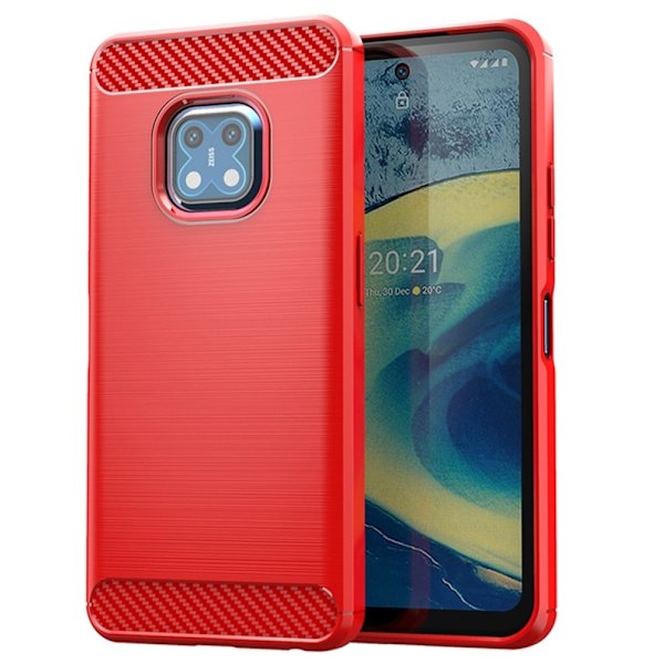 Carbon Flex Suojakotelo Nokia XR20 - Punainen Red