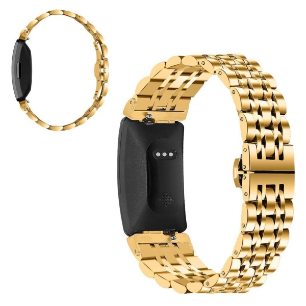 Fitbit Inspire / Inspire HR bead stainless steel watch band - Go Guld