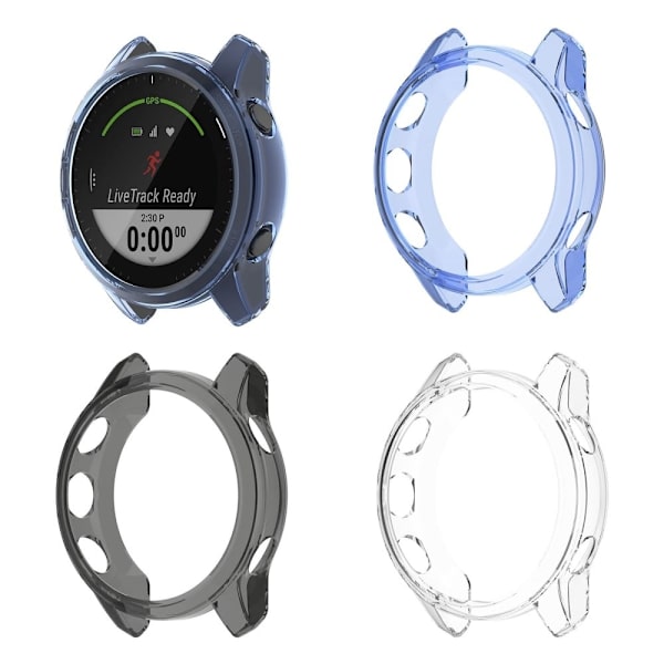 Garmin Forerunner 945 genomskinligt TPU-skydd - Transparent Vit Vit