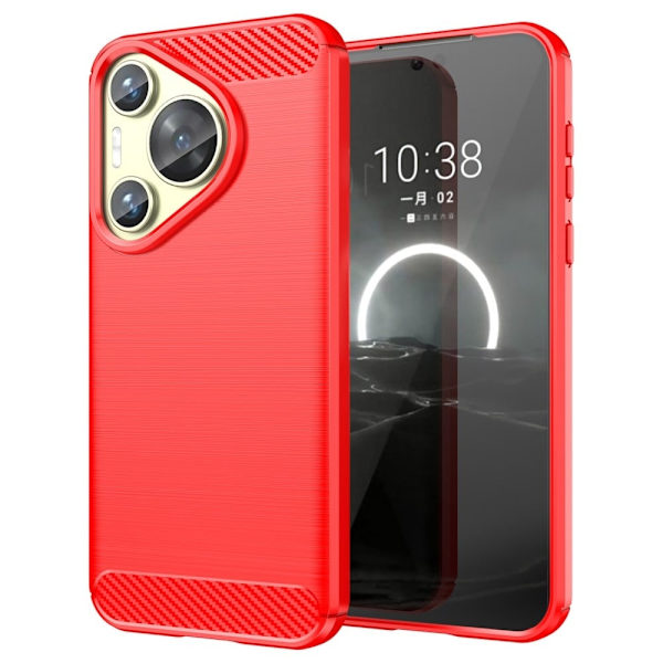 Carbon Flex Huawei P70 deksel - Rød Red