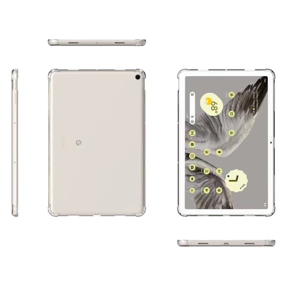 Frostet halvgennemsigtigt cover til Google Pixel Tablet - Transparent Transparent