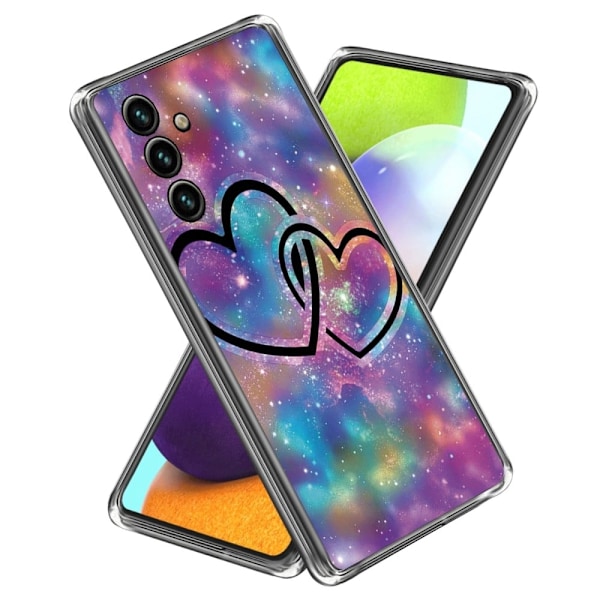 Deco Samsung Galaxy A54 Etui - Hjerte To Hjerte Multicolor