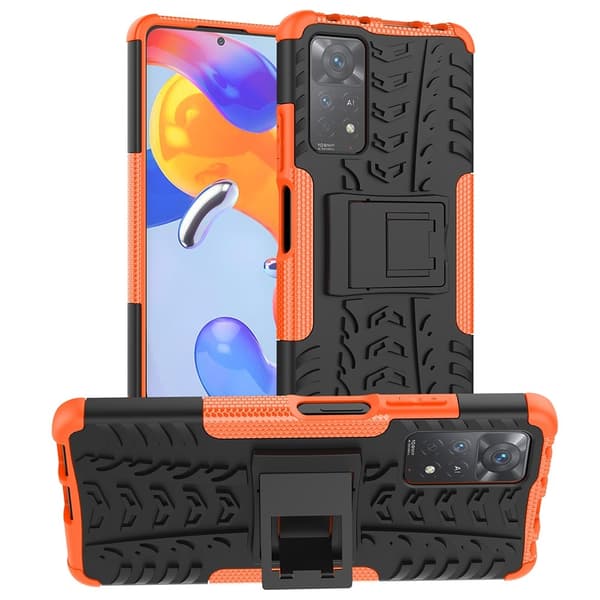 Offroad Xiaomi Redmi Note 11S 5G / Xiaomi Redmi Note 11 Pro deksel - Oransje Orange