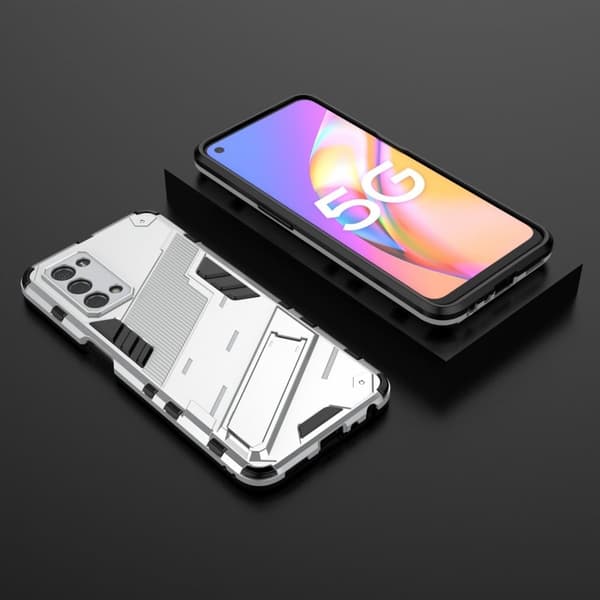 Støtsikkert hybriddeksel for OnePlus Nord N200 5G - Hvit White