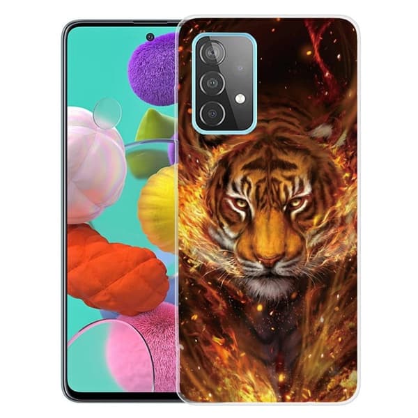Deco Samsung Galaxy A23 skal - Tiger Och Eld Orange