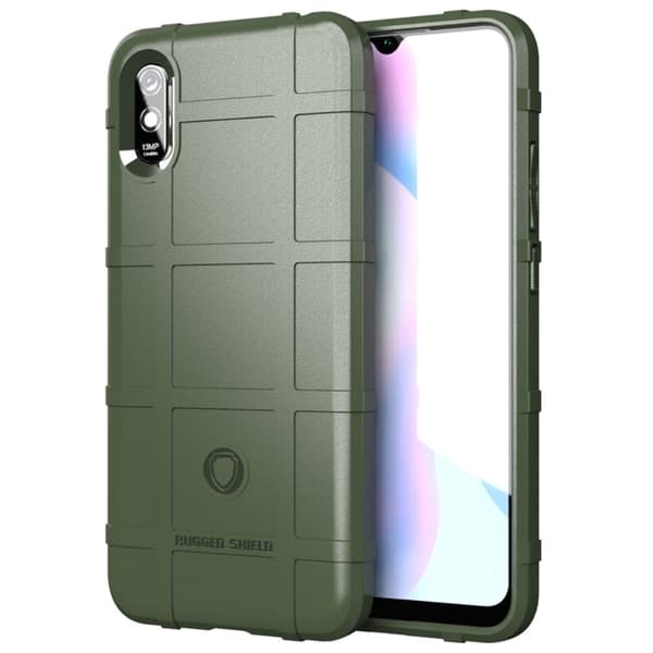 Rugged Shield Etui Xiaomi Redmi 9A - Grønn Green
