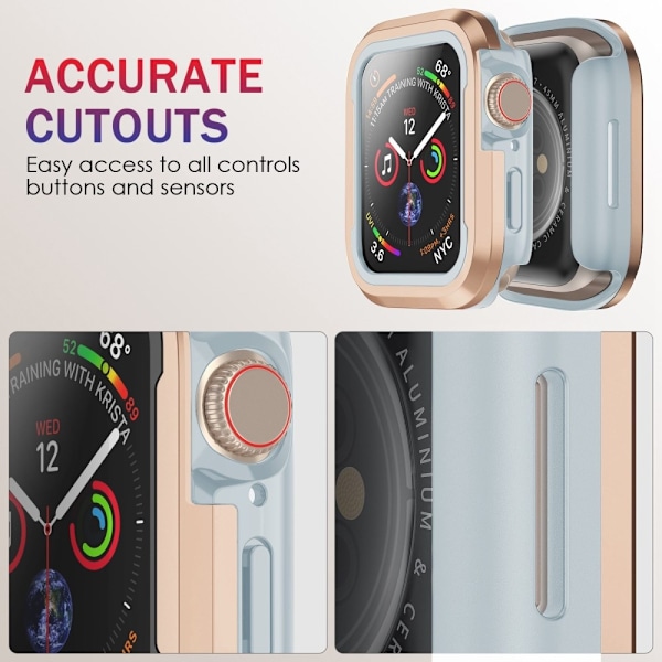 Apple Watch Series 8 (41 mm) hölje i aluminiumlegering - Guld Guld