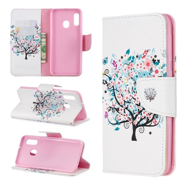 Wonderland Samsung Galaxy A20e fodral -Rosa Rosa