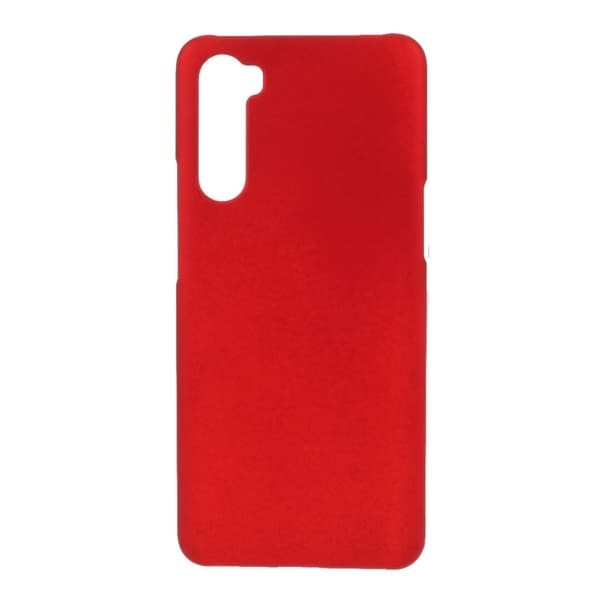 Gummiert Hard PC-bakside Telefonveske for OnePlus Nord - Rød Red