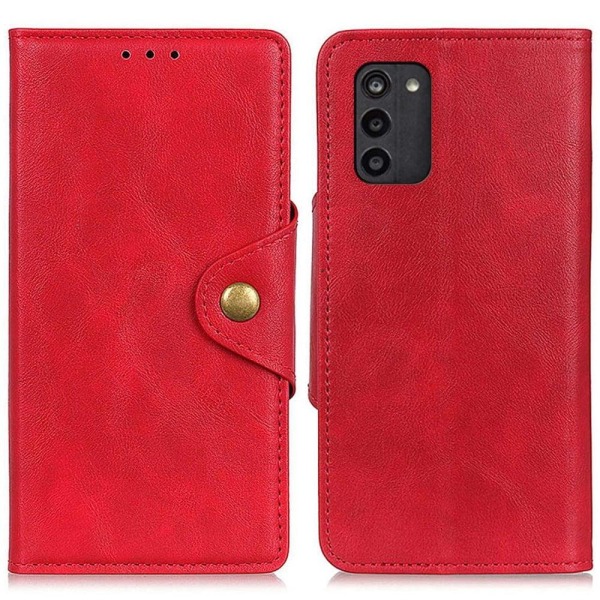 Alpha läder Nokia G100 fodral - Röd Röd
