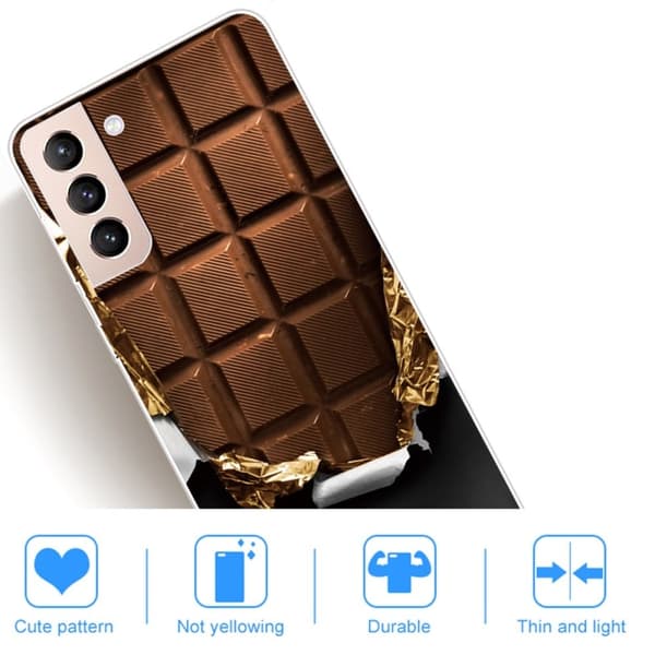 Deco Samsung Galaxy S22 cover - Chokolade Brown