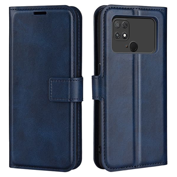 Lompakko Nahkakotelo For Xiaomi Poco C40 - Sininen Blue