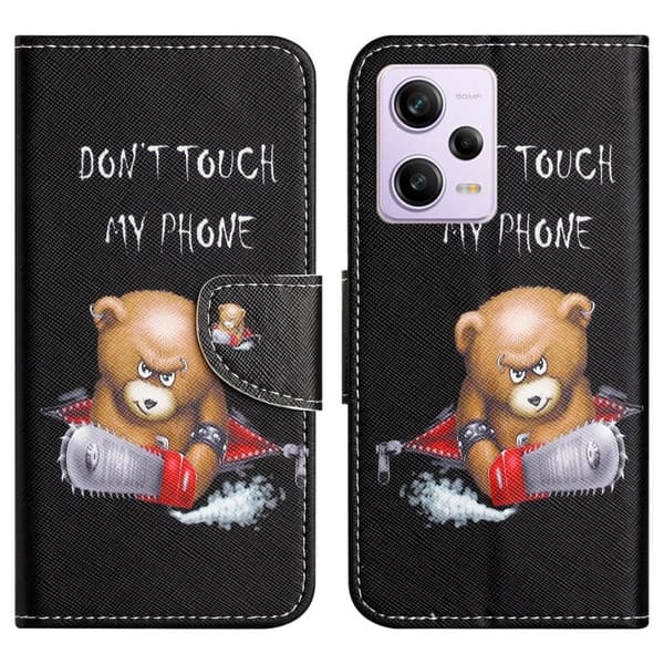 Wonderland Xiaomi Poco X5 / Redmi Note 12 Flippetui - Bjørn Black