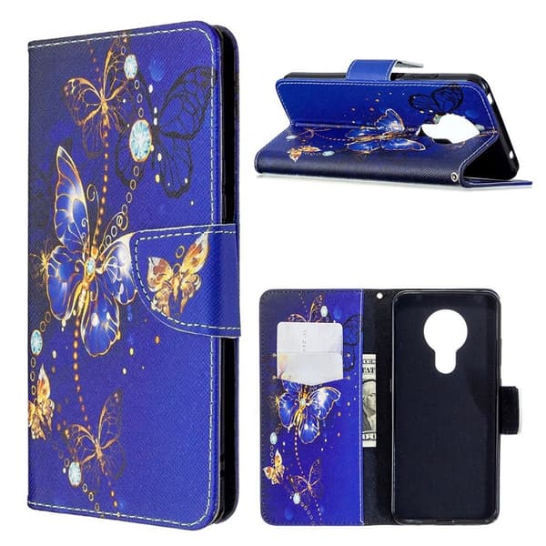 Wonderland Nokia 5.3 Etui - Sommerfugle mønster Multicolor