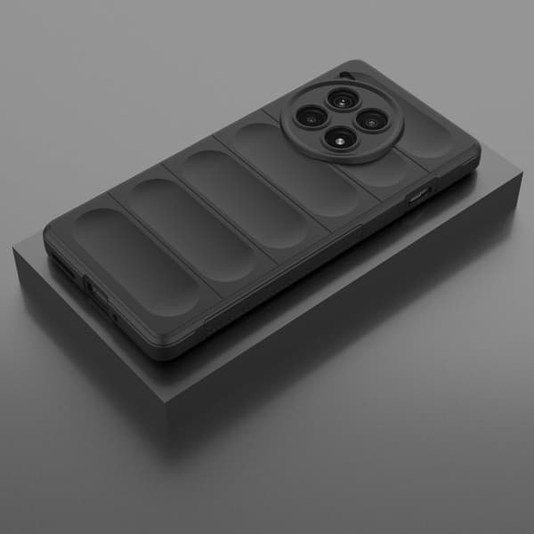 Blødt grebsformet OnePlus Ace 3 Pro cover - Sort Black