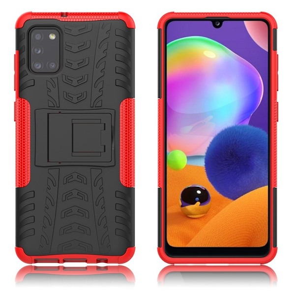 Offroad kuoret - Samsung Galaxy A31 - Punainen Red