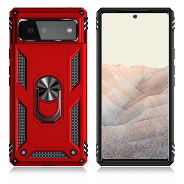 Bofink Combat Google Pixel 6 Suojakotelo - Punainen Red