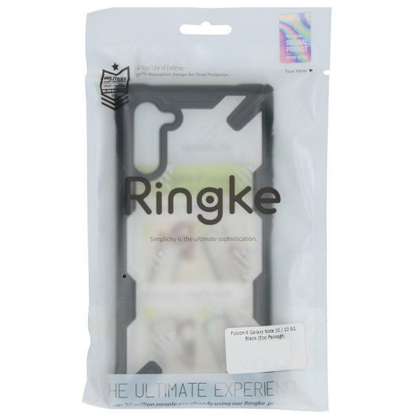Ringke FUSION X Samsung Galaxy Note 10 - Svart Svart
