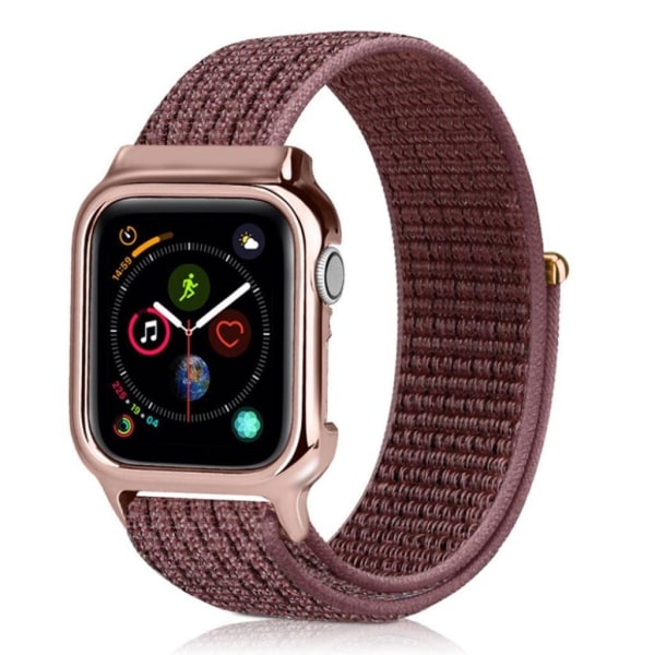 Apple Watch Series 4 44mm durable nylon watch band - Rose Gold Rosa