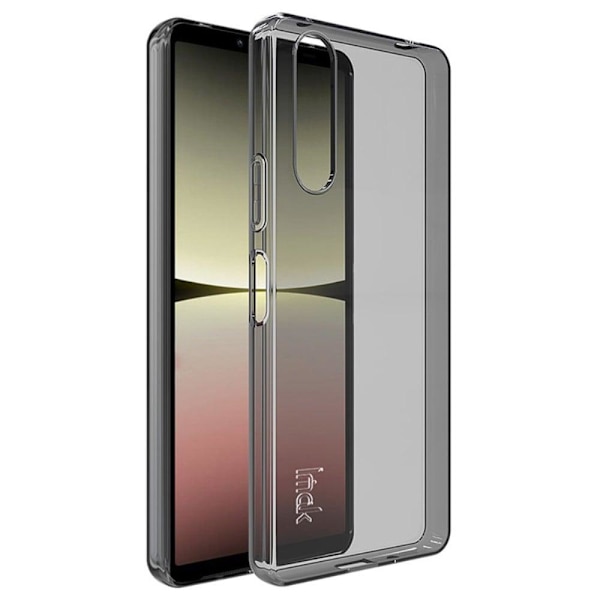 Imak UX-5-skydd för Sony Xperia 10 V - Genomskinlig Svart Svart