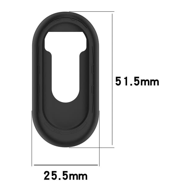 Xiaomi Mi Band 9 / 9 NFC Silikon Deksel Watch Frame Case Case Deksel Edge Protector - Militærgrønn Green