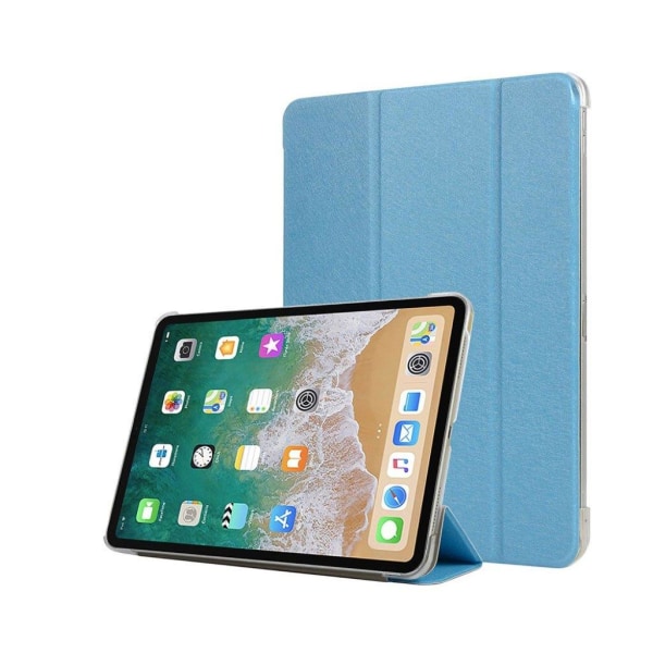 iPad Pro 11" (2018) tre-folds læder flip etui - Babyblå Blue