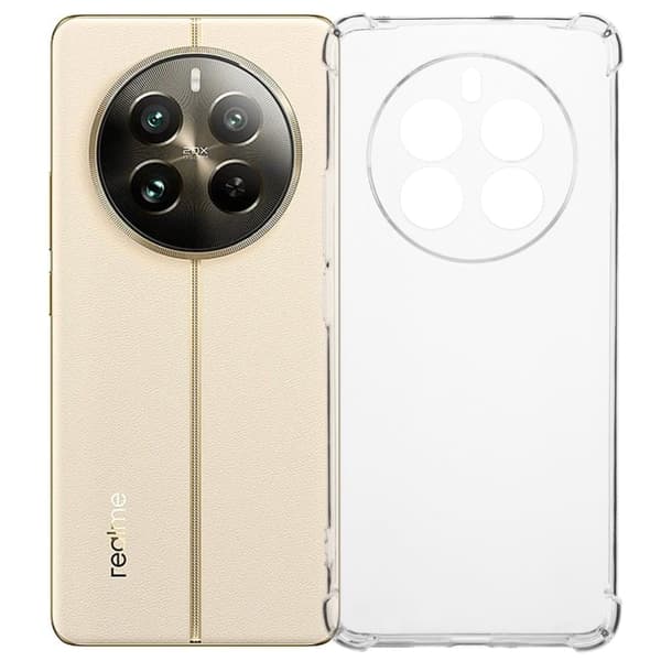 Lux-Case Airbag-deksel for Realme 12 Pro / Realme 12 Plus Transparent