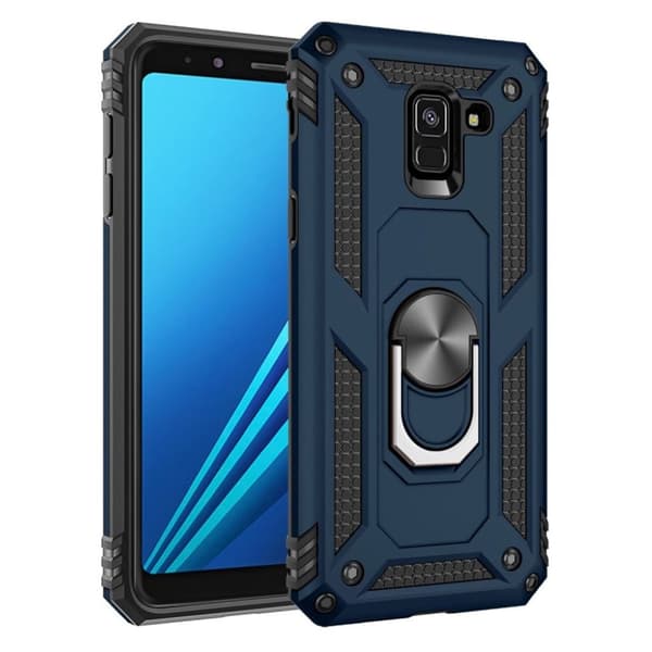 Bofink Combat Samsung Galaxy A8 (2018) deksel - Blå Blue