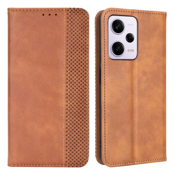 Bofink Vintage Xiaomi Redmi Note 12 Pro Læder Etui - Brun Brown